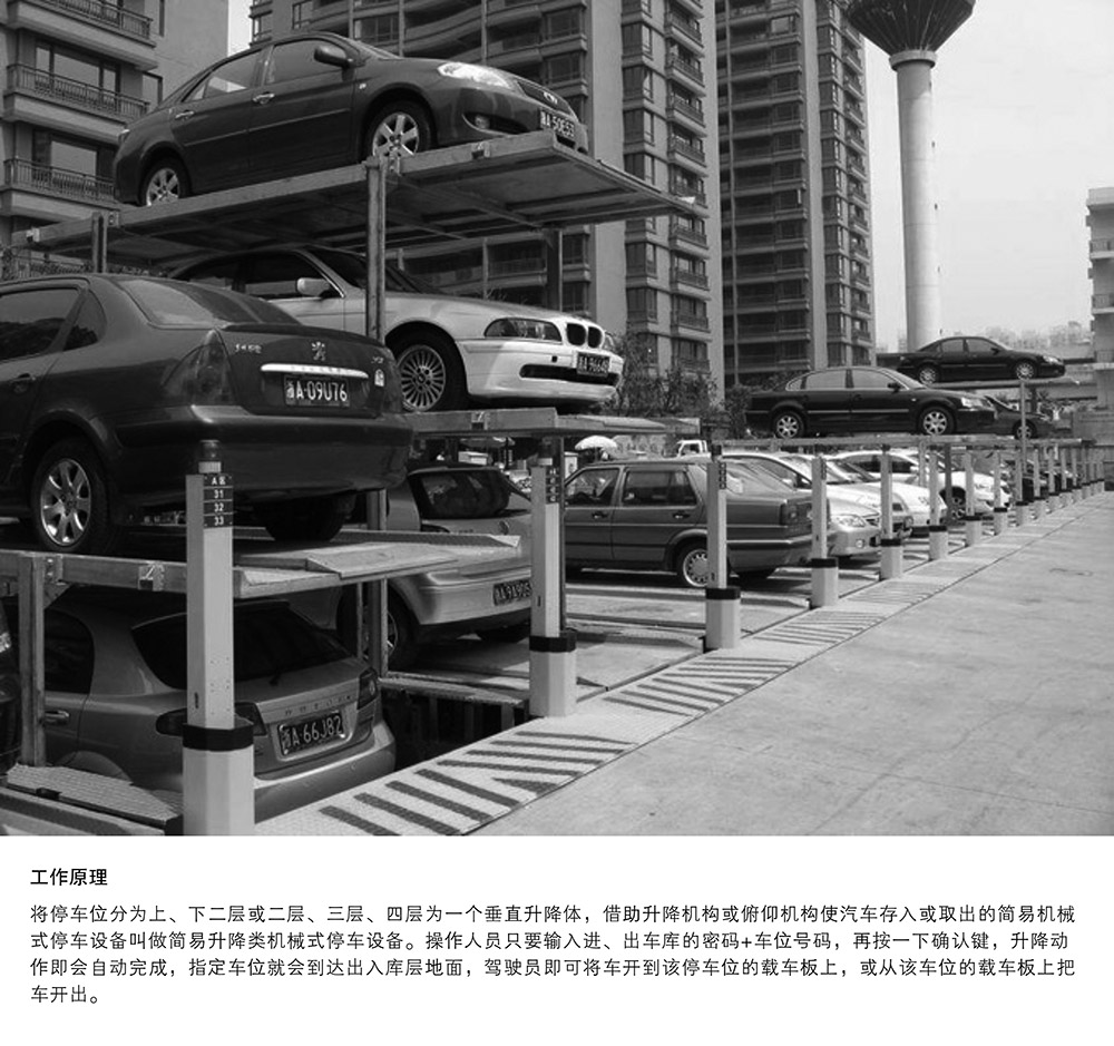 貴陽PJS2D1正一負(fù)一地坑簡易升降立體車庫工作原理.jpg